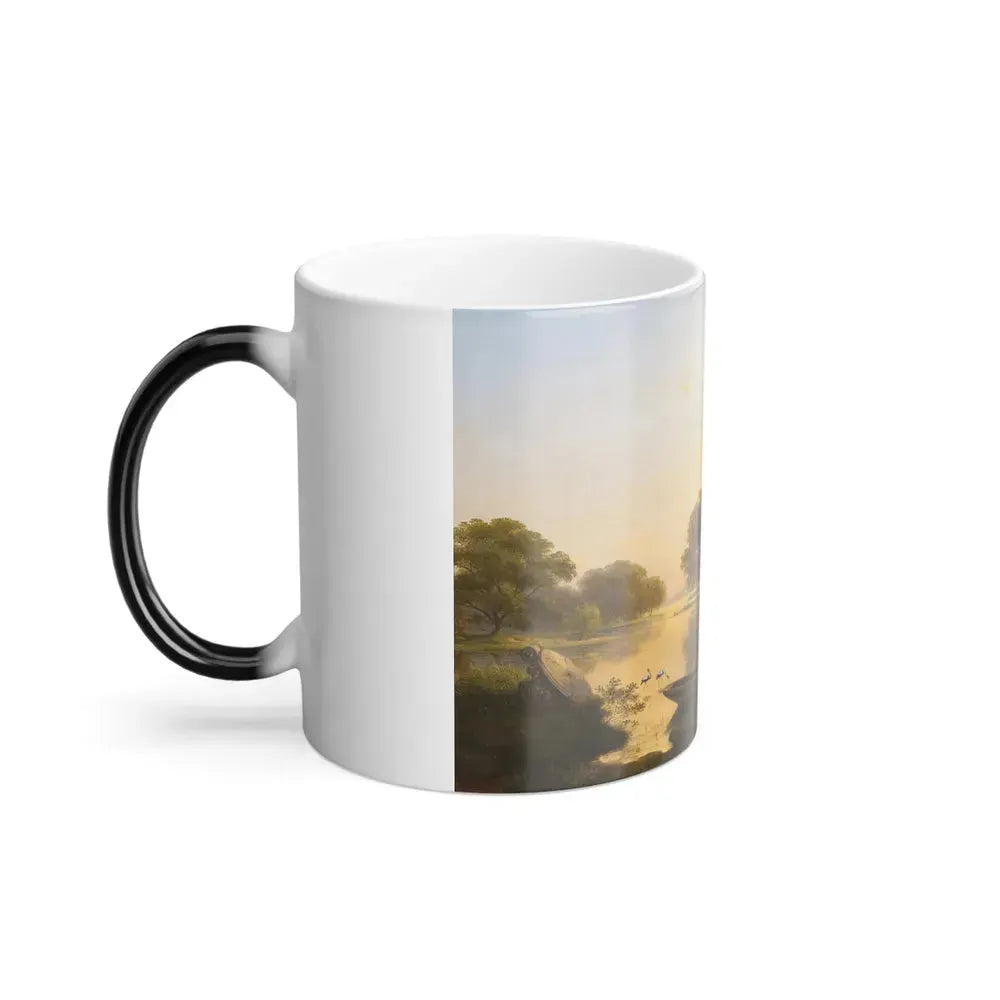 Ernst Ferdinand Oehme (1797-1855) Triumph der Natur (Aus Moritzburg) - Color Changing Mug 11oz - Go Mug Yourself