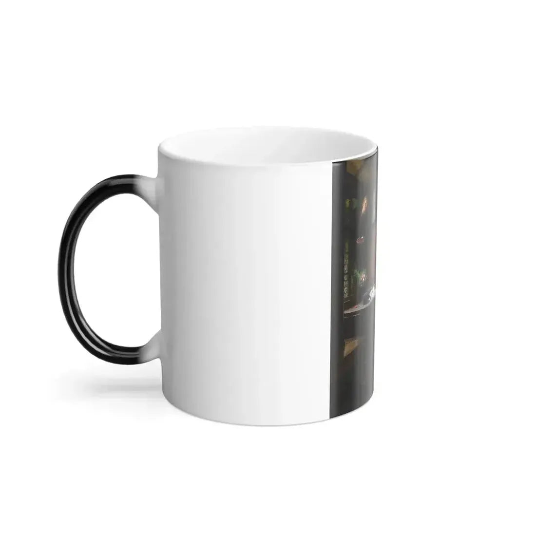 Ernst Meisel (1838-1895) The Courtship - Oil on Canvas - Color Changing Mug 11oz - Go Mug Yourself