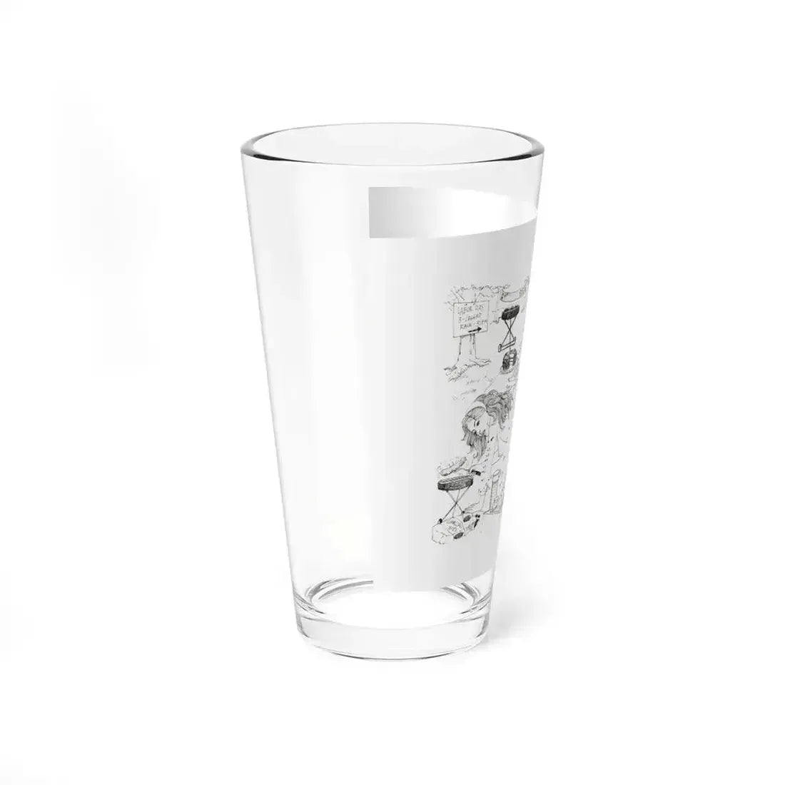 Erotic Connect-the-Dots Illustration - Pint Glass 16oz - Go Mug Yourself