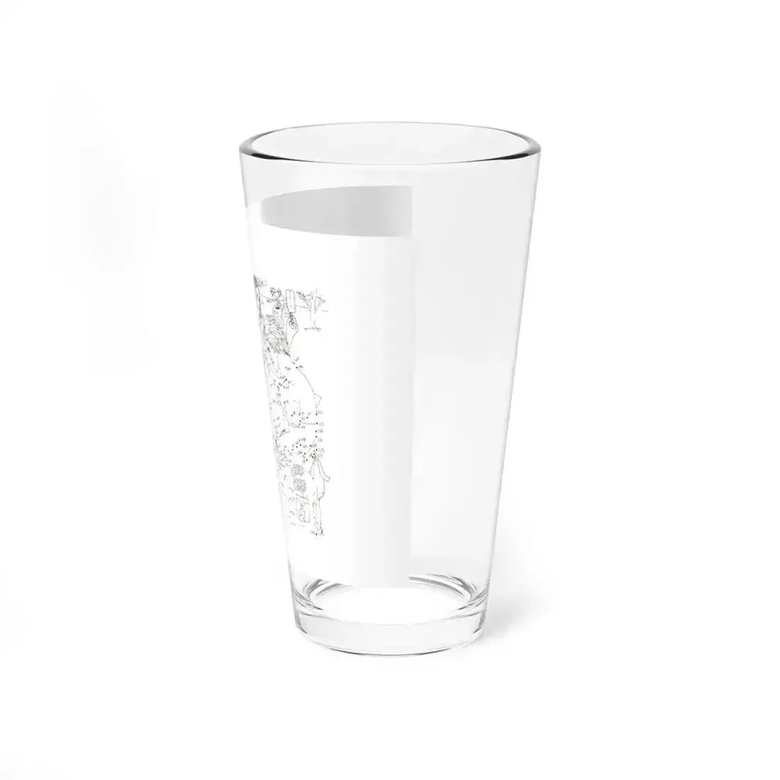 Erotic Connect-the-Dots Illustration - Pint Glass 16oz - Go Mug Yourself