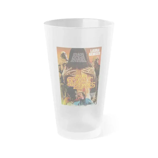EROTIC NIGHTS OF THE LIVING DEAD (GERMAN) 1980 Movie Poster - Frosted Pint Glass 16oz 16oz Frosted - Go Mug Yourself