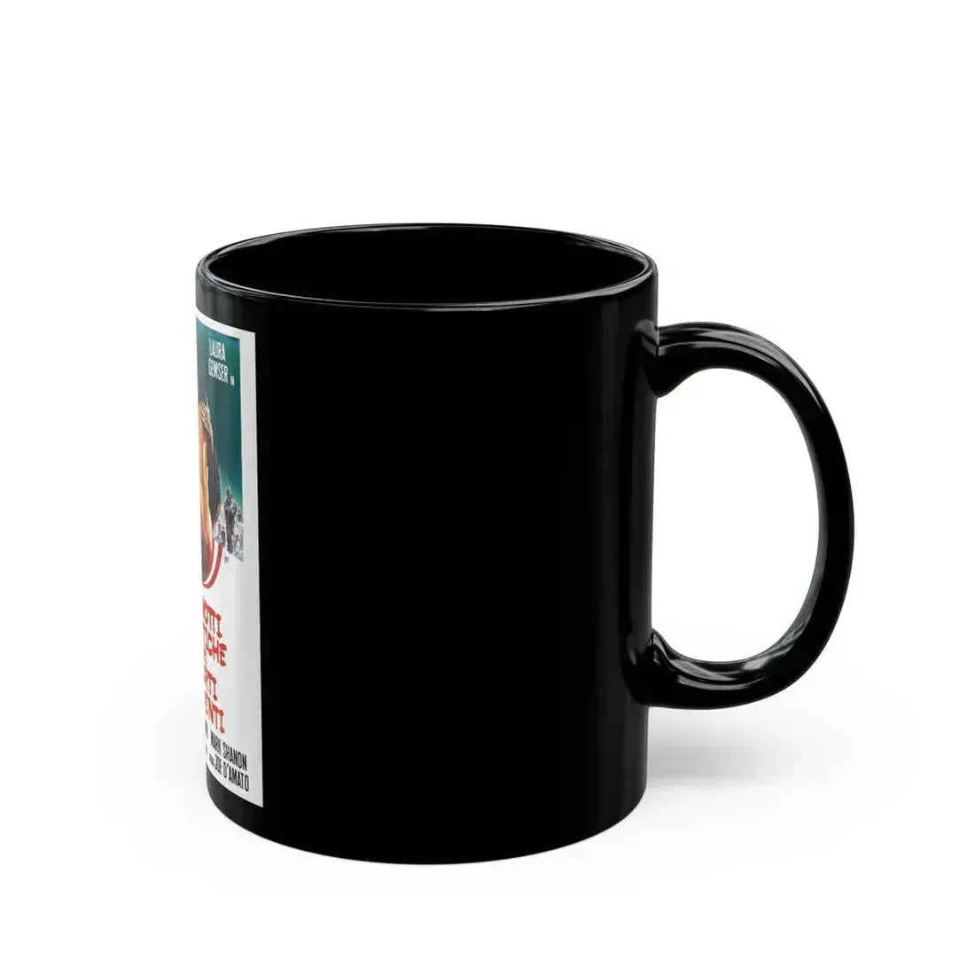 EROTIC NIGHTS OF THE LIVING DEAD (ITALIAN) 1980 Movie Poster - Black Coffee Mug - Go Mug Yourself