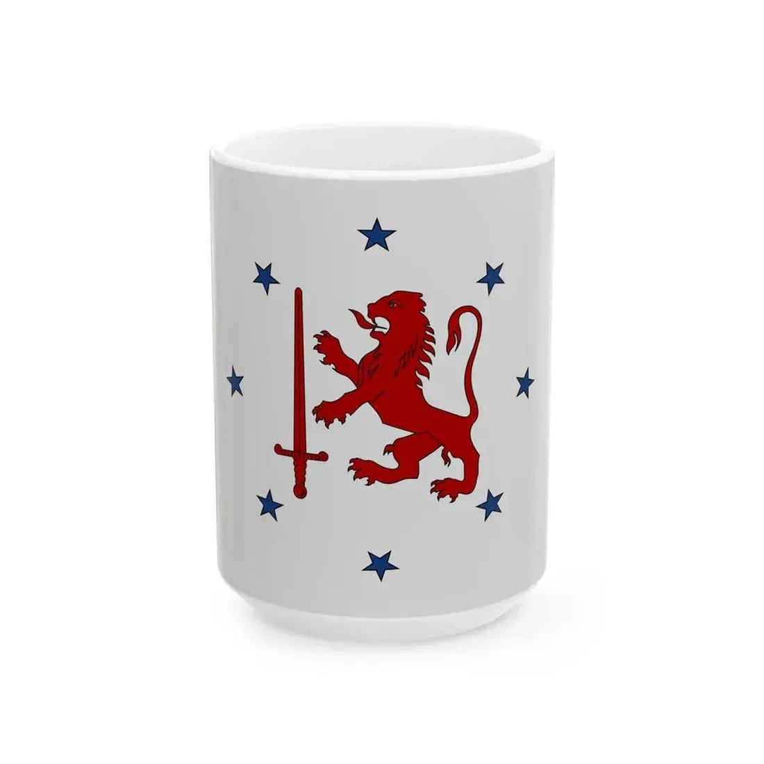 Erpe-Mere vlag (Belgium) White Coffee Mug 15oz - Go Mug Yourself