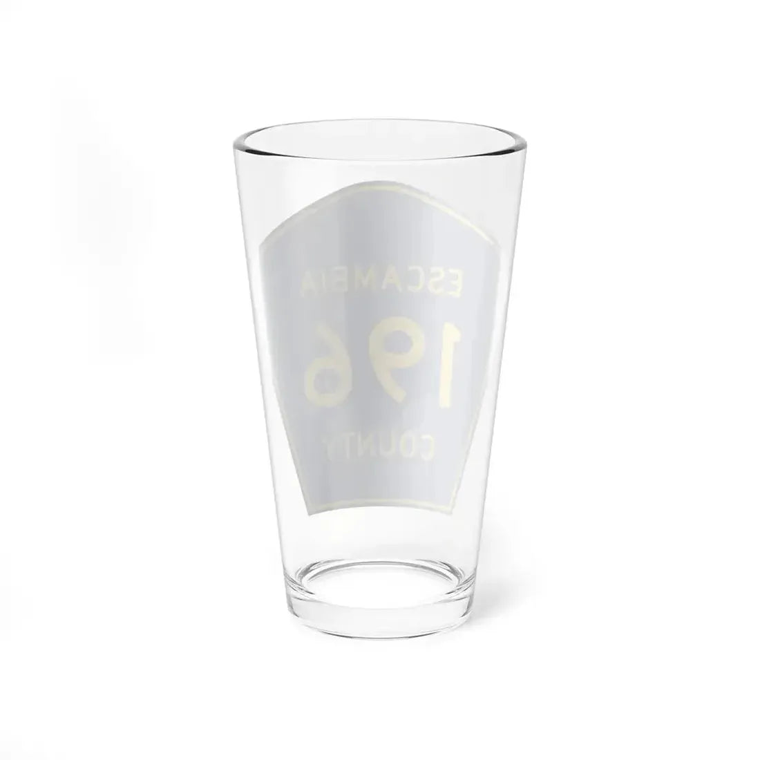 Escambia County 196 (Florida) (Road Sign) Pint Glss 16oz - Go Mug Yourself