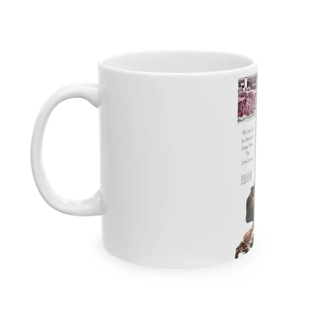 Escape, 1933 - White Coffee Mug - Go Mug Yourself