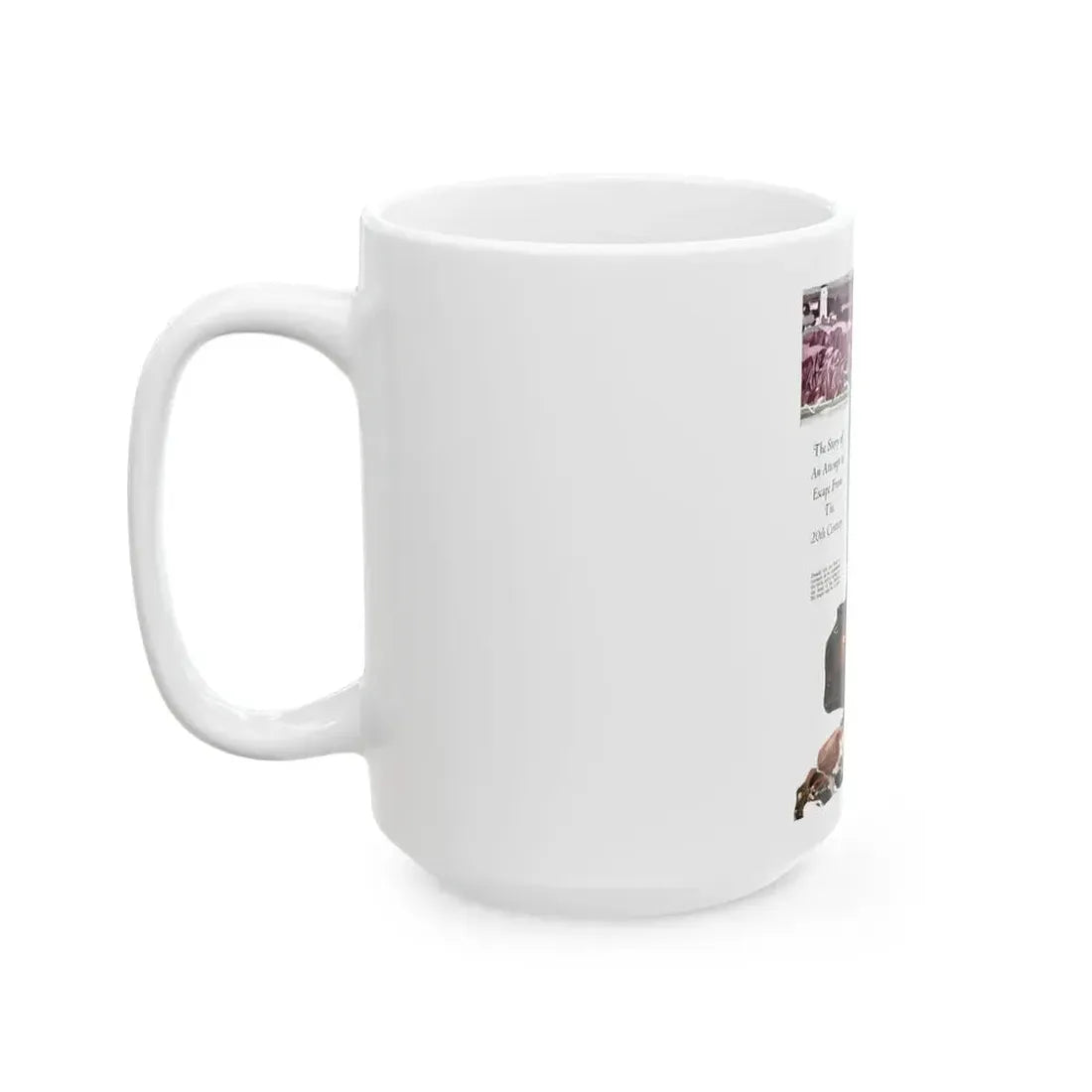 Escape, 1933 - White Coffee Mug - Go Mug Yourself
