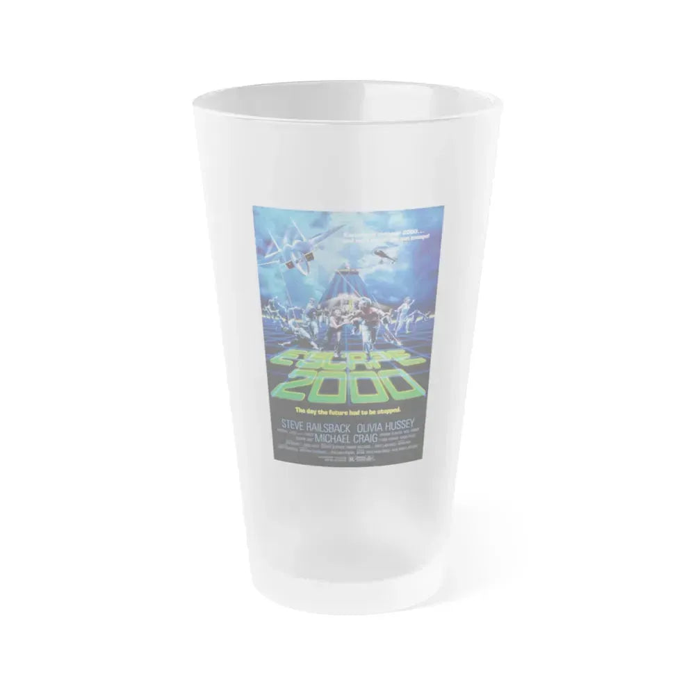 ESCAPE 2000 (TURKEY SHOOT) 1982 Movie Poster - Frosted Pint Glass 16oz 16oz Frosted - Go Mug Yourself