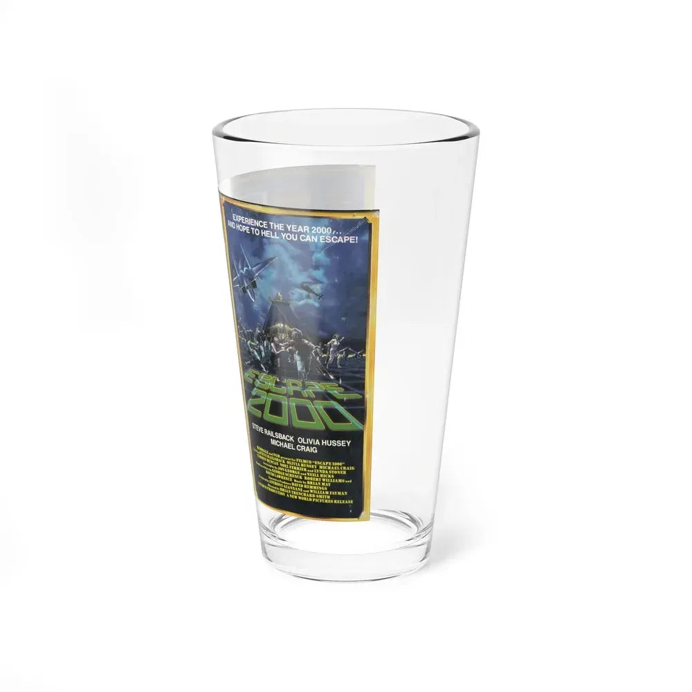 ESCAPE 2000 (VHS COVER) Pint Glass 16oz - Go Mug Yourself