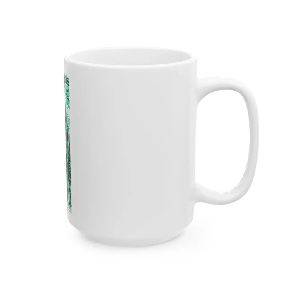 Escape, Bluebook magazine, March 1953 - White Coffee Mug - Go Mug Yourself