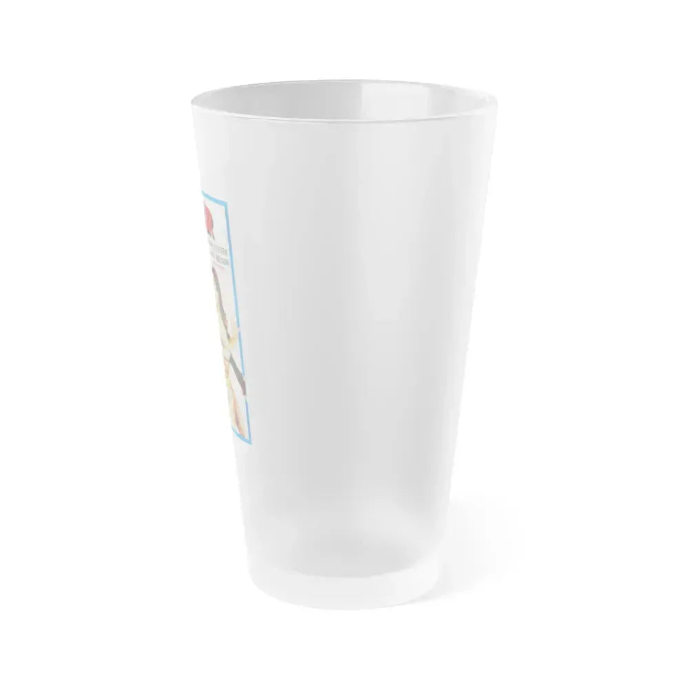 ESCAPE FROM HELL (TURKISH) 1980 Movie Poster - Frosted Pint Glass 16oz - Go Mug Yourself