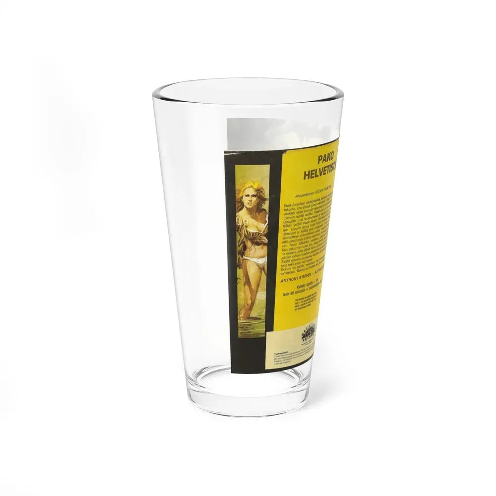 ESCAPE FROM HELL (VHS COVER) Pint Glass 16oz - Go Mug Yourself