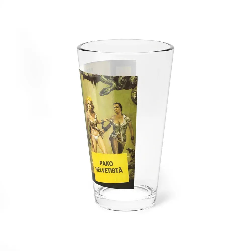 ESCAPE FROM HELL (VHS COVER) Pint Glass 16oz - Go Mug Yourself