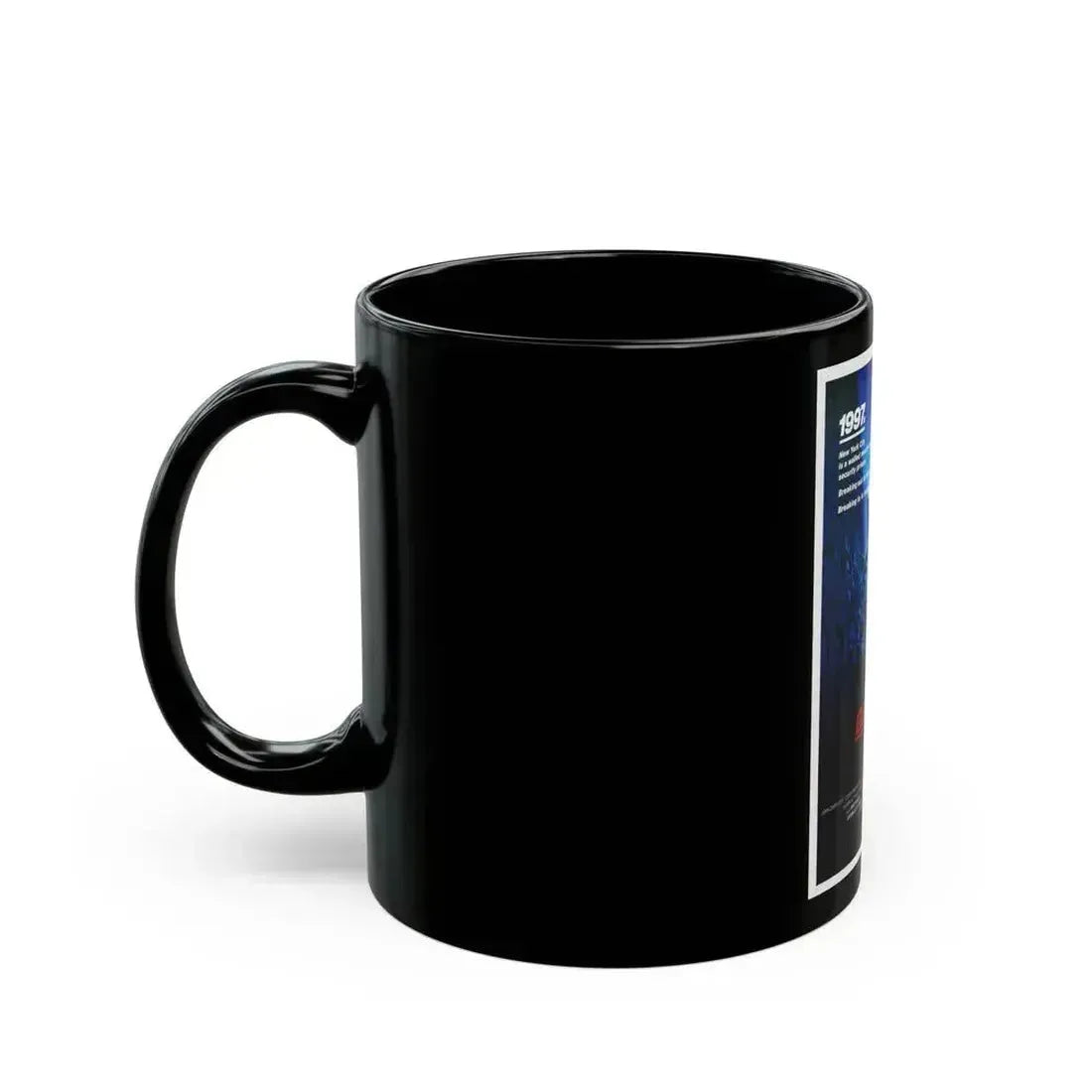 ESCAPE FROM NEW YORK (2) 1981 Movie Poster - Black Coffee Mug - Go Mug Yourself