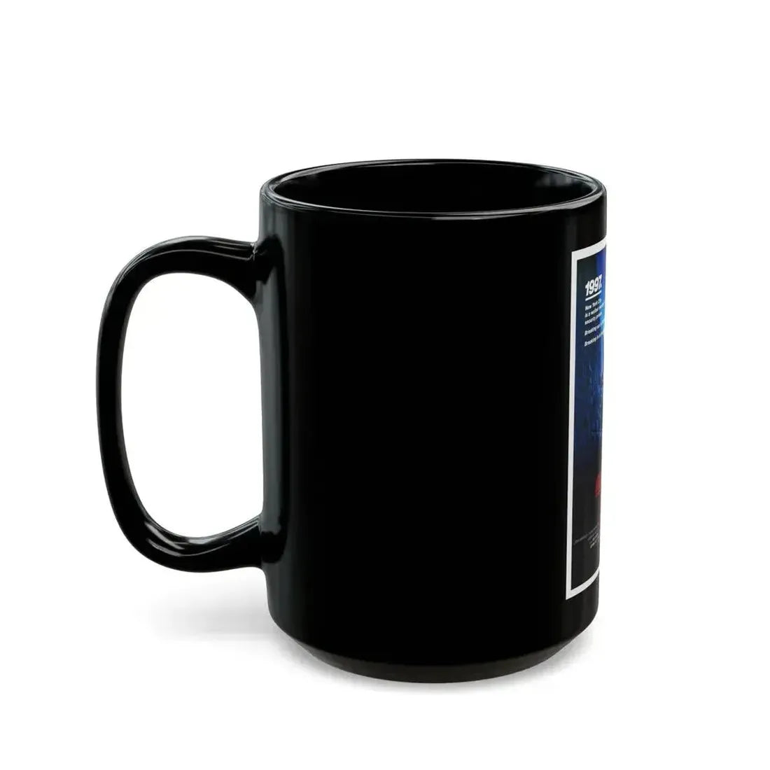 ESCAPE FROM NEW YORK (2) 1981 Movie Poster - Black Coffee Mug - Go Mug Yourself