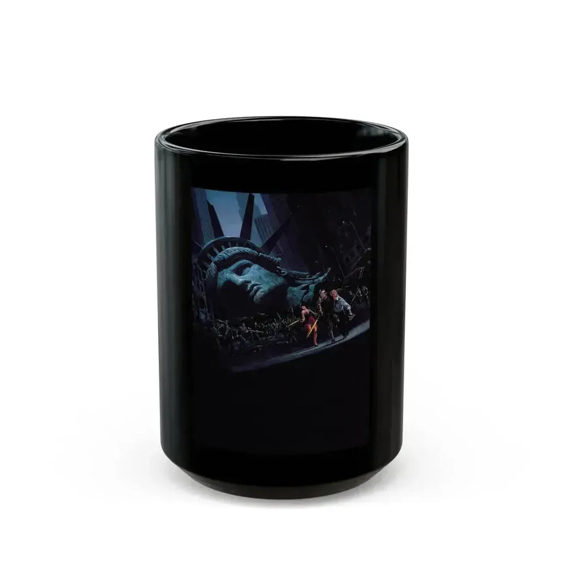 ESCAPE FROM NEW YORK (3) 1981 Movie Poster - Black Coffee Mug 15oz - Go Mug Yourself