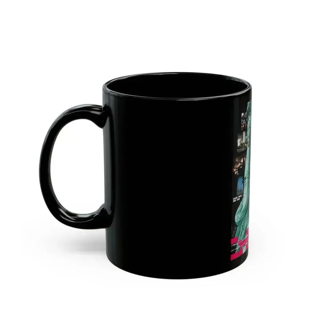 ESCAPE FROM NEW YORK (ASIAN) 1981 Movie Poster - Black Coffee Mug - Go Mug Yourself