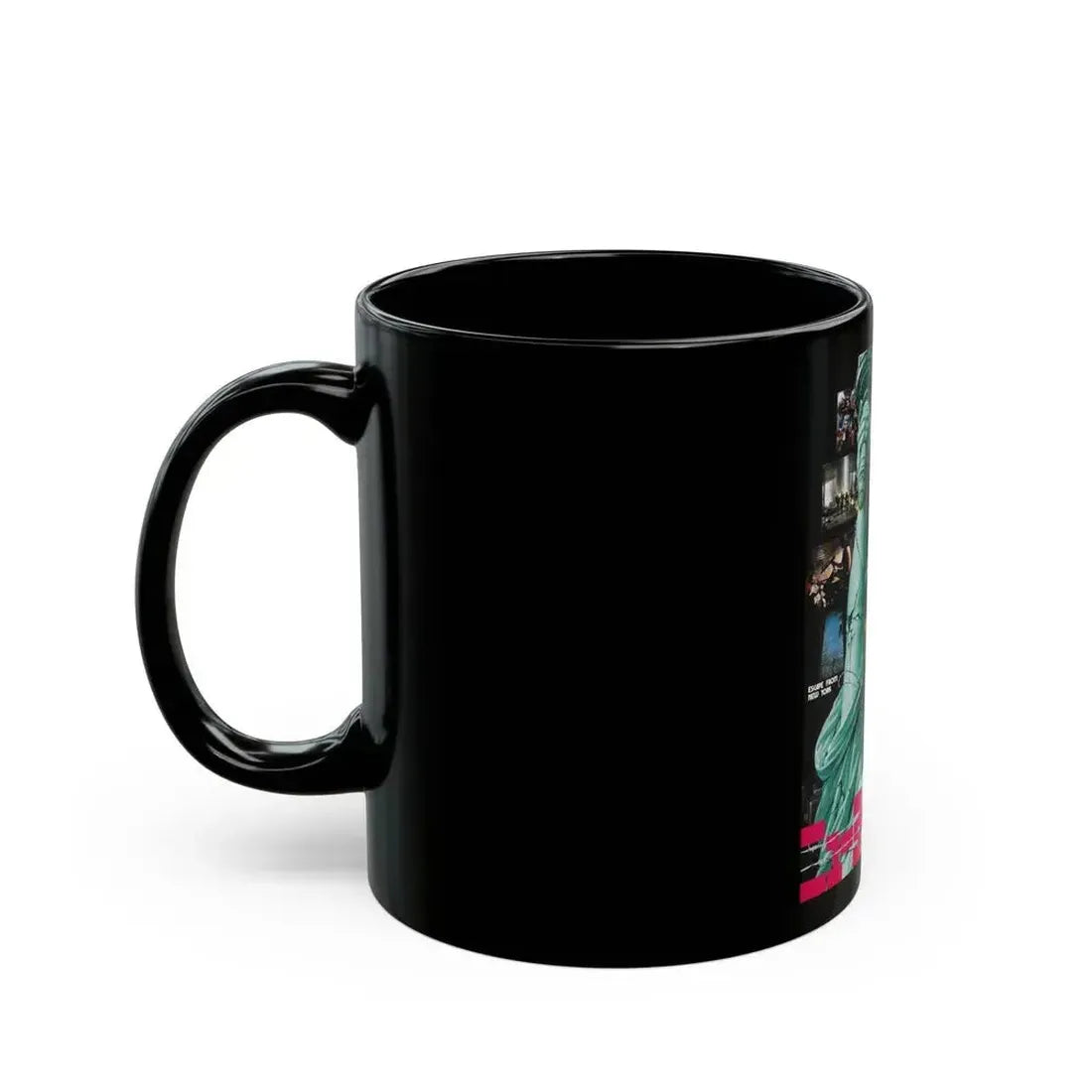 ESCAPE FROM NEW YORK (ASIAN) 1981 Movie Poster - Black Coffee Mug - Go Mug Yourself