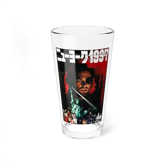 ESCAPE FROM NEW YORK (ASIAN) 2 1981 Movie Poster - Pint Glass 16oz 16oz - Go Mug Yourself