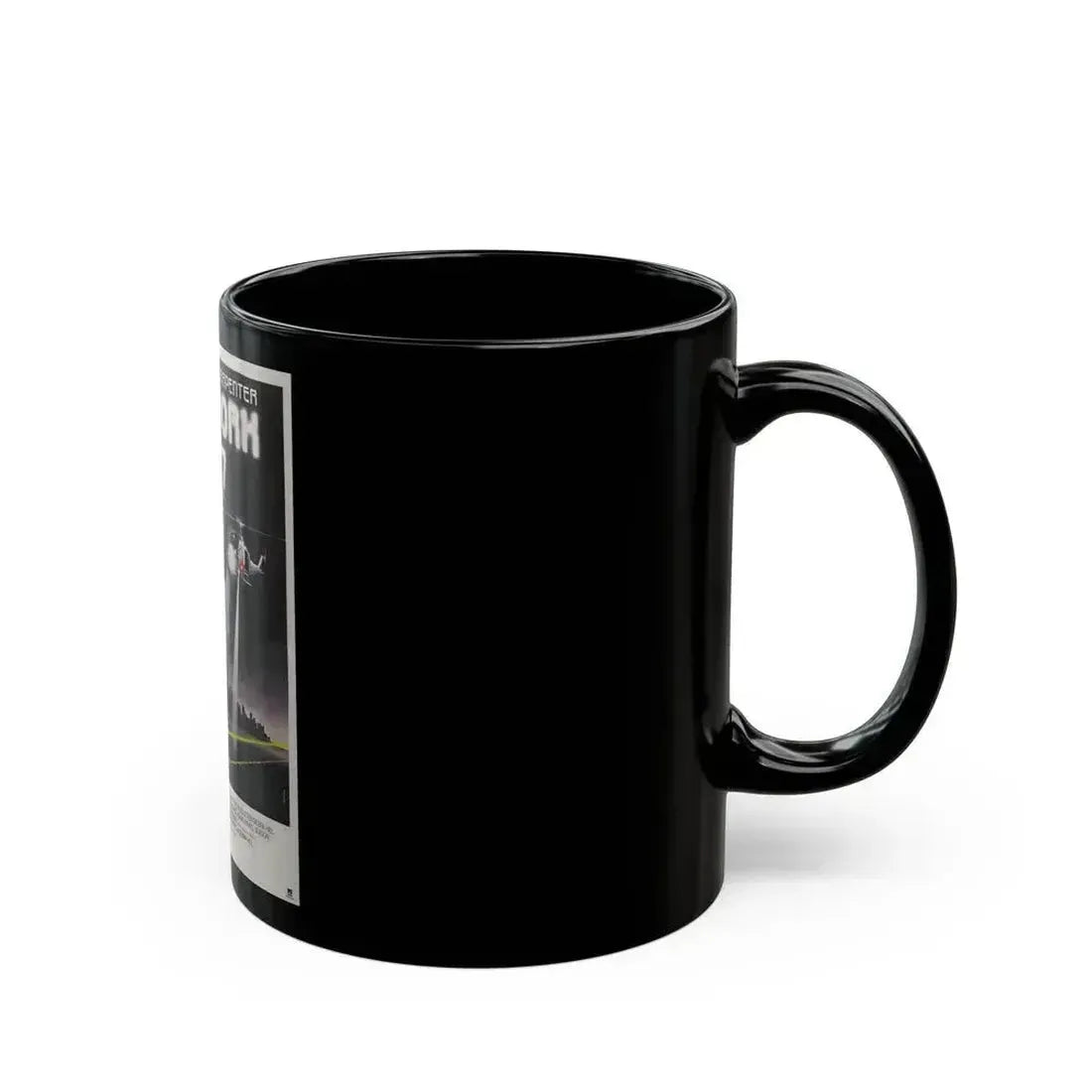 ESCAPE FROM NEW YORK (FRENCH) 1981 Movie Poster - Black Coffee Mug - Go Mug Yourself