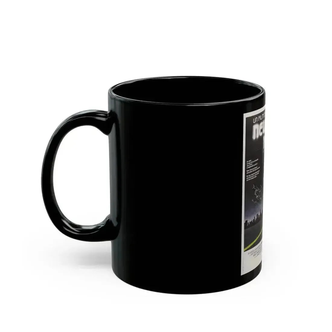 ESCAPE FROM NEW YORK (FRENCH) 1981 Movie Poster - Black Coffee Mug - Go Mug Yourself