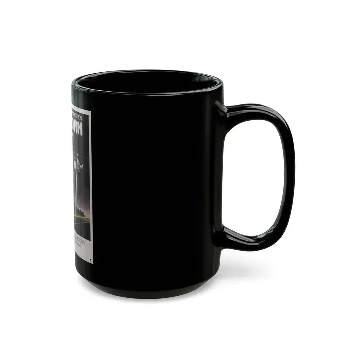 ESCAPE FROM NEW YORK (FRENCH) 1981 Movie Poster - Black Coffee Mug - Go Mug Yourself