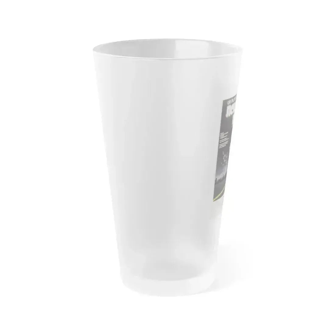 ESCAPE FROM NEW YORK (FRENCH) 1981 Movie Poster - Frosted Pint Glass 16oz - Go Mug Yourself