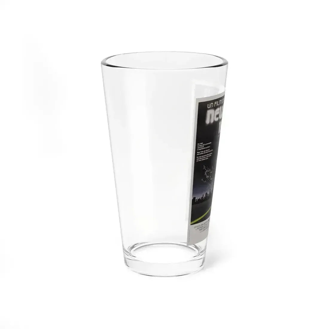 ESCAPE FROM NEW YORK (FRENCH) 1981 Movie Poster - Pint Glass 16oz - Go Mug Yourself