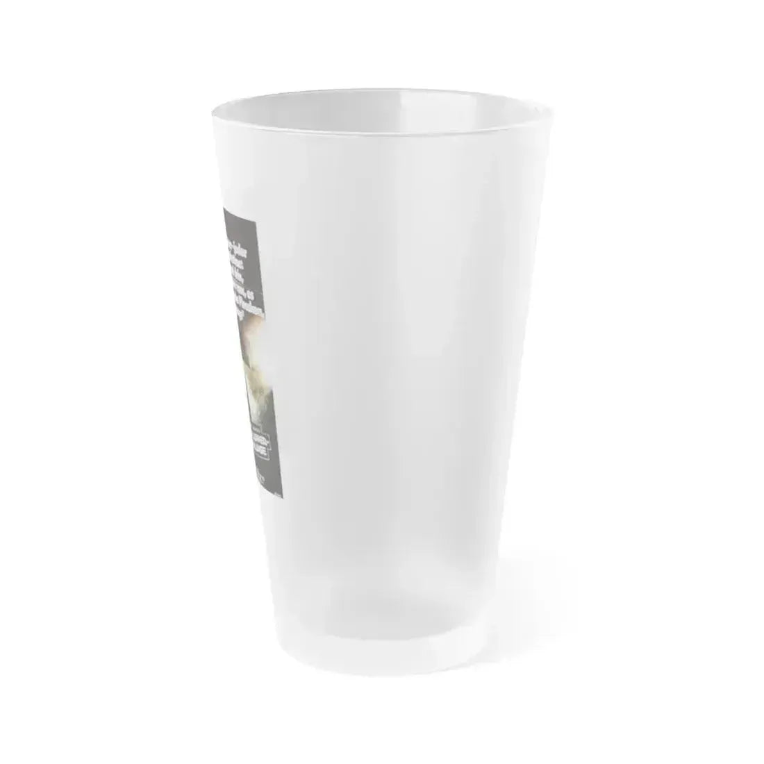 ESCAPE FROM NEW YORK (GERMAN) 1981 Movie Poster - Frosted Pint Glass 16oz - Go Mug Yourself