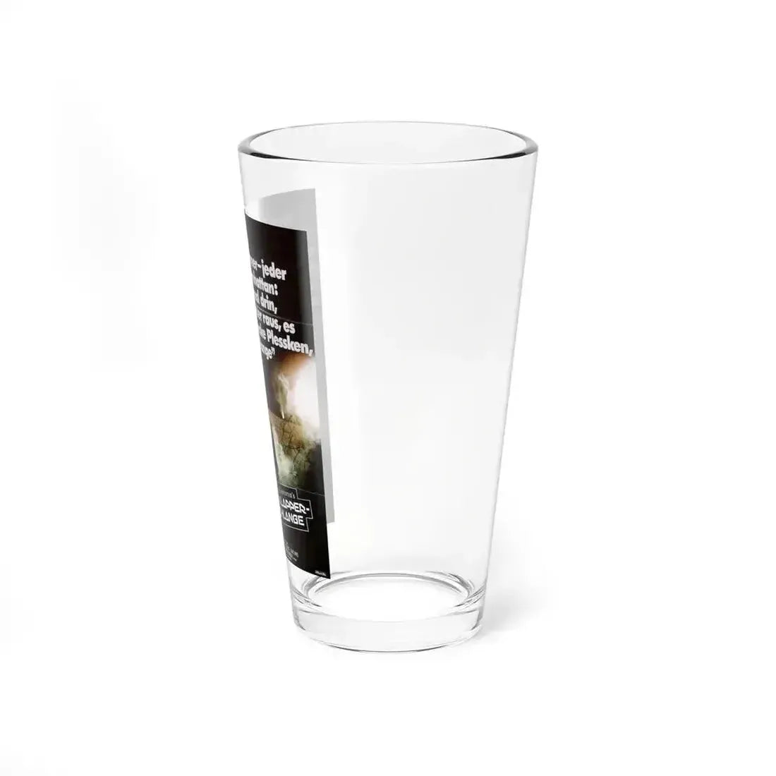 ESCAPE FROM NEW YORK (GERMAN) 1981 Movie Poster - Pint Glass 16oz - Go Mug Yourself