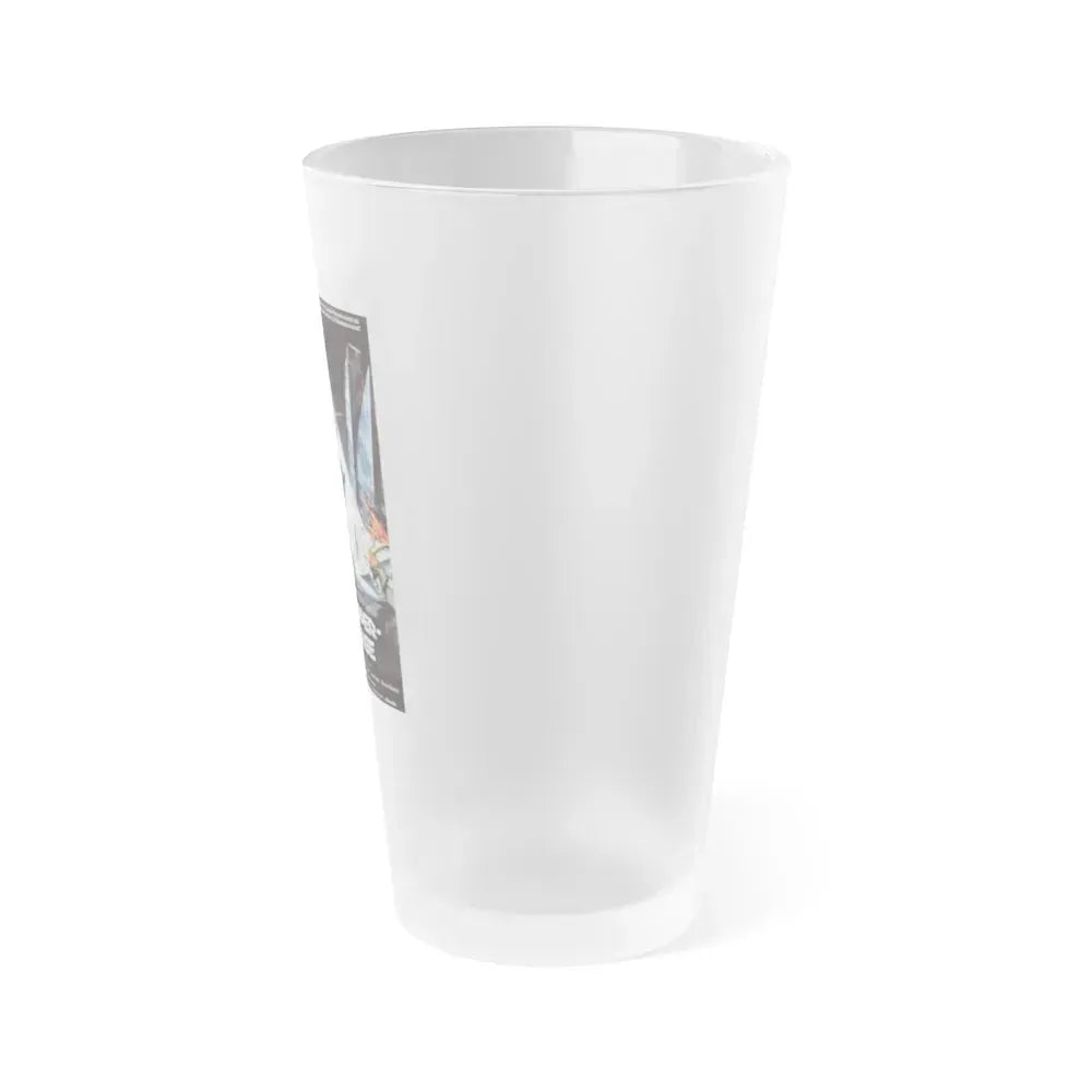 ESCAPE FROM NEW YORK (GERMAN) 2 1981 Movie Poster - Frosted Pint Glass 16oz - Go Mug Yourself