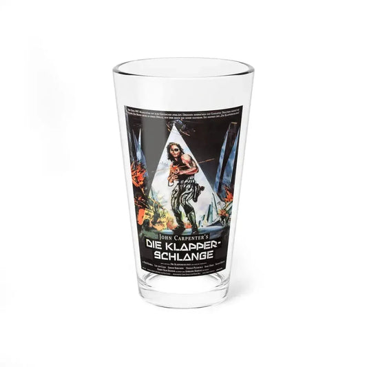 ESCAPE FROM NEW YORK (GERMAN) 2 1981 Movie Poster - Pint Glass 16oz 16oz - Go Mug Yourself