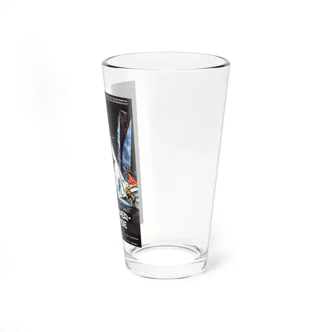 ESCAPE FROM NEW YORK (GERMAN) 2 1981 Movie Poster - Pint Glass 16oz - Go Mug Yourself