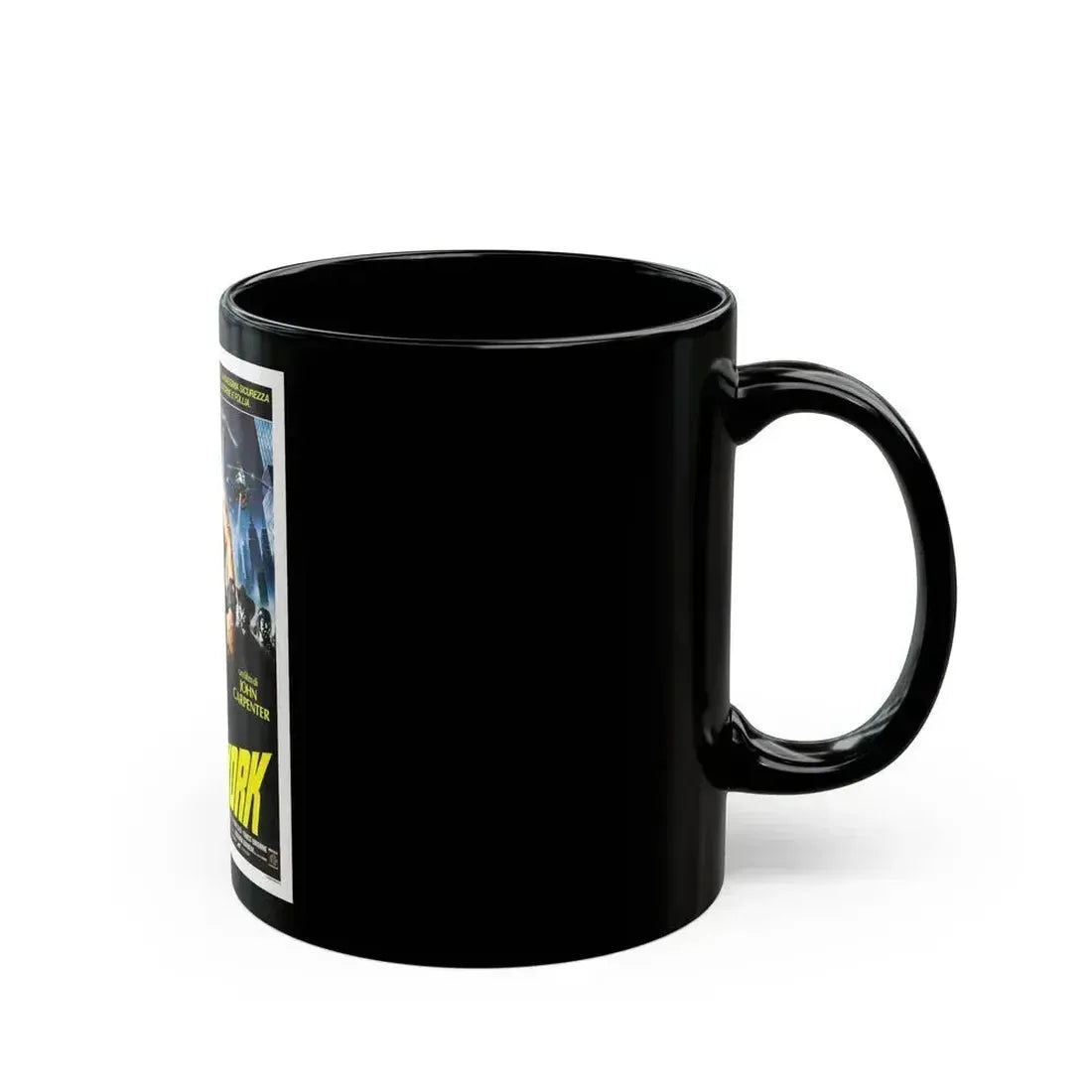 ESCAPE FROM NEW YORK (SPANISH) 1981 Movie Poster - Black Coffee Mug - Go Mug Yourself