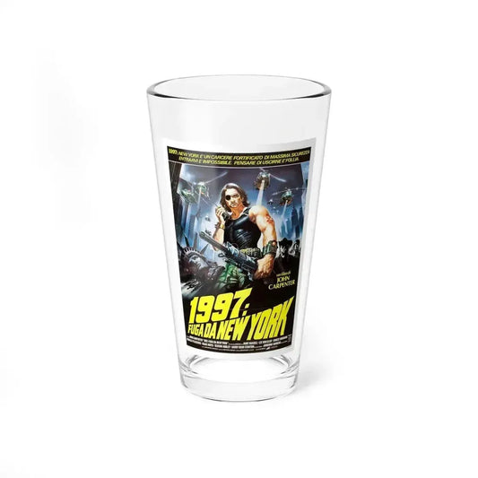 ESCAPE FROM NEW YORK (SPANISH) 1981 Movie Poster - Pint Glass 16oz 16oz - Go Mug Yourself