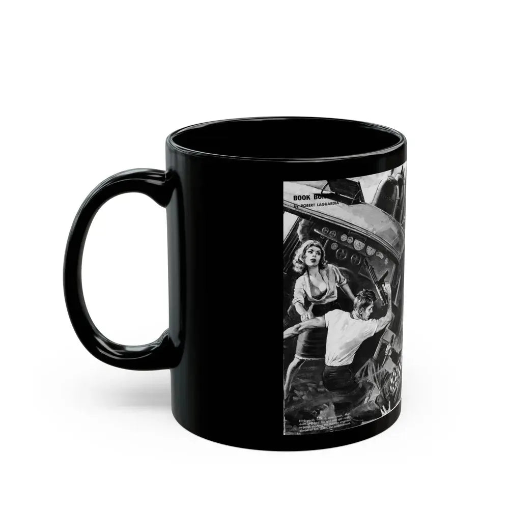 Escape From Russia's Dragnet, Bluebook Magazine, August 1963 - Black Coffee Mug - Go Mug Yourself