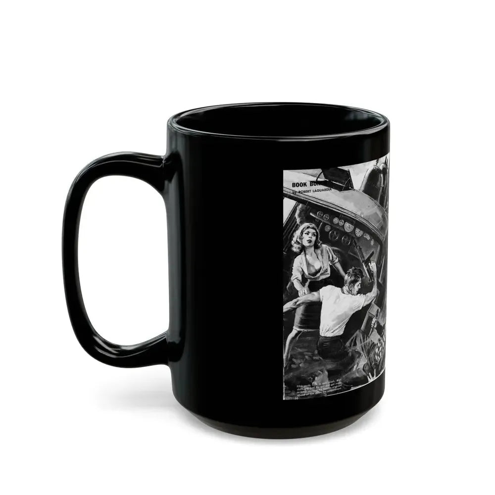 Escape From Russia's Dragnet, Bluebook Magazine, August 1963 - Black Coffee Mug - Go Mug Yourself