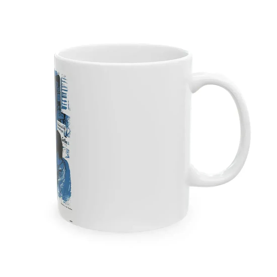 Escape in Athens, Saga, December 1954 - White Coffee Mug - Go Mug Yourself