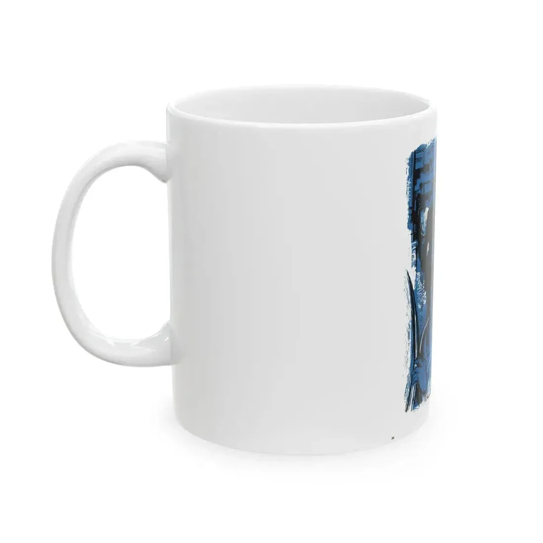 Escape in Athens, Saga, December 1954 - White Coffee Mug - Go Mug Yourself