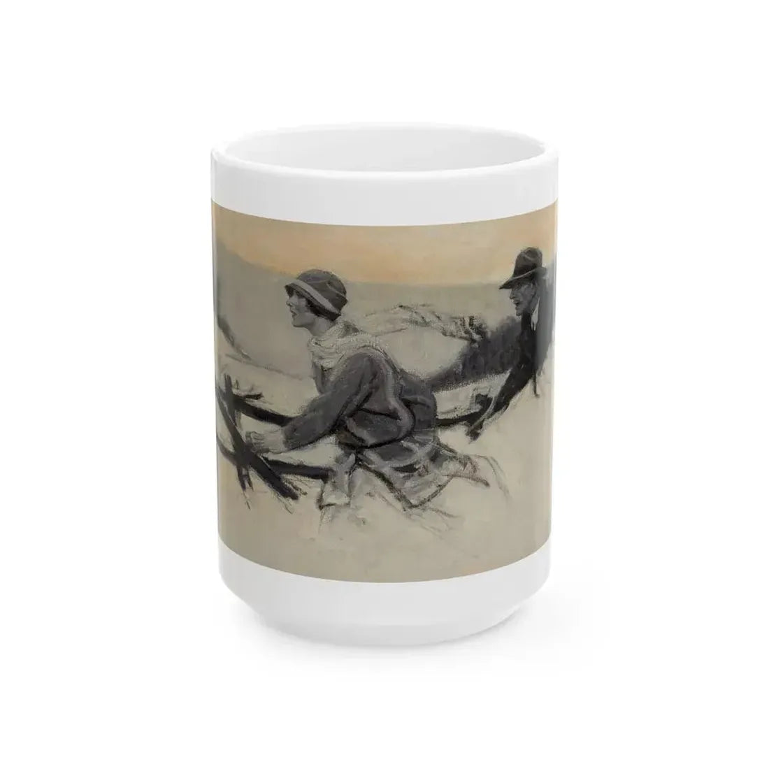 Escaping the Snow - White Coffee Mug 15oz - Go Mug Yourself