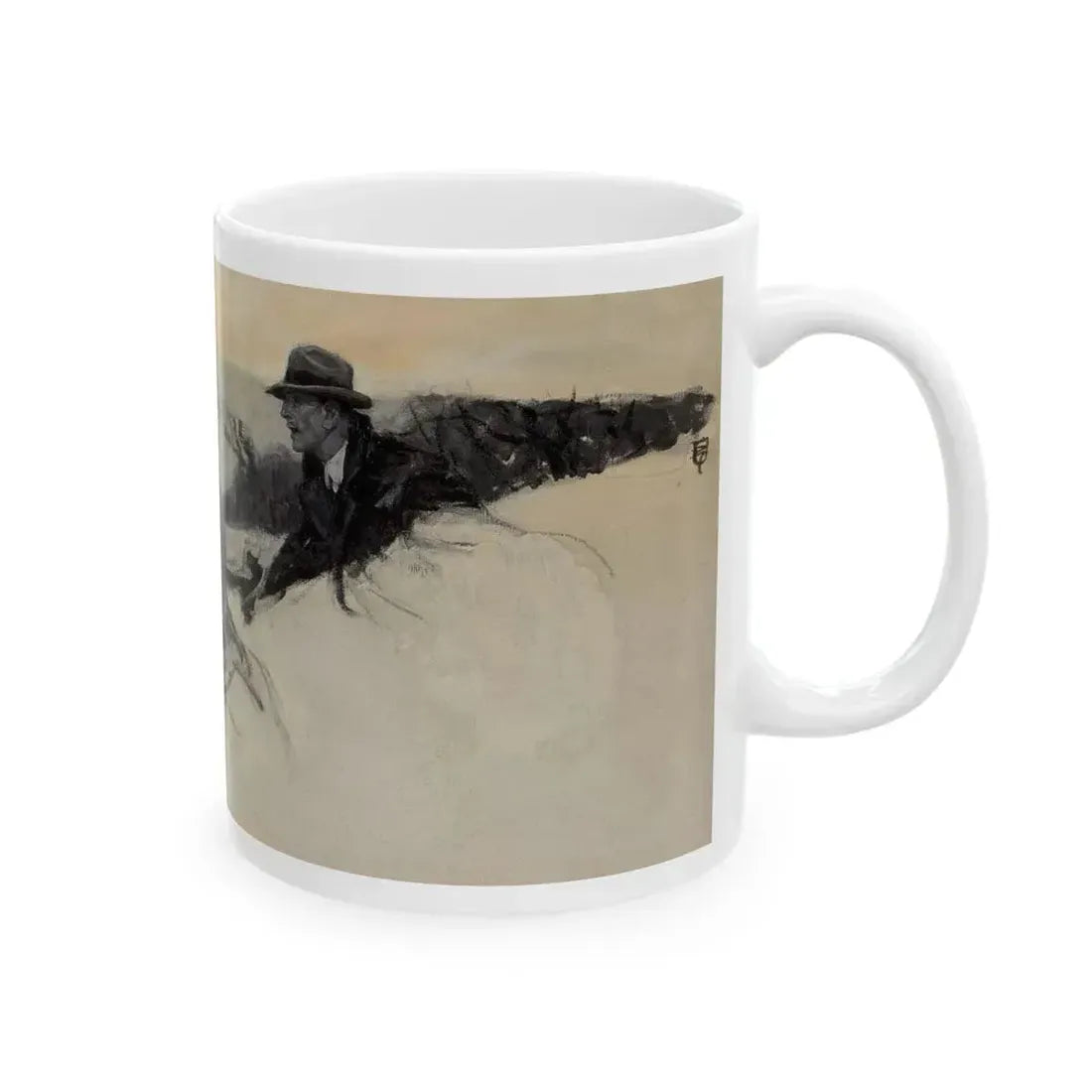 Escaping the Snow - White Coffee Mug - Go Mug Yourself