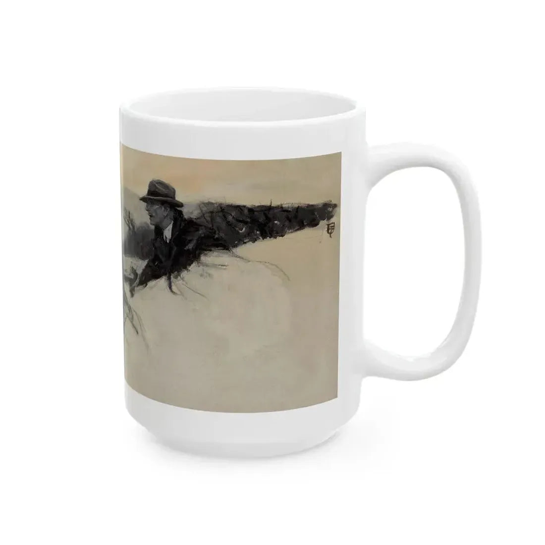 Escaping the Snow - White Coffee Mug - Go Mug Yourself