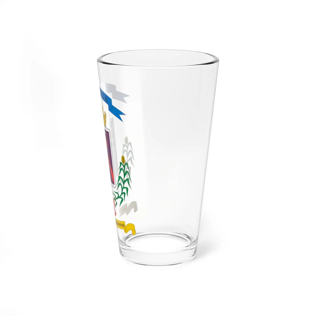 Escudo de Alajuela (Costa Rica) (Coat of Arms) Pint Glass 16oz - Go Mug Yourself