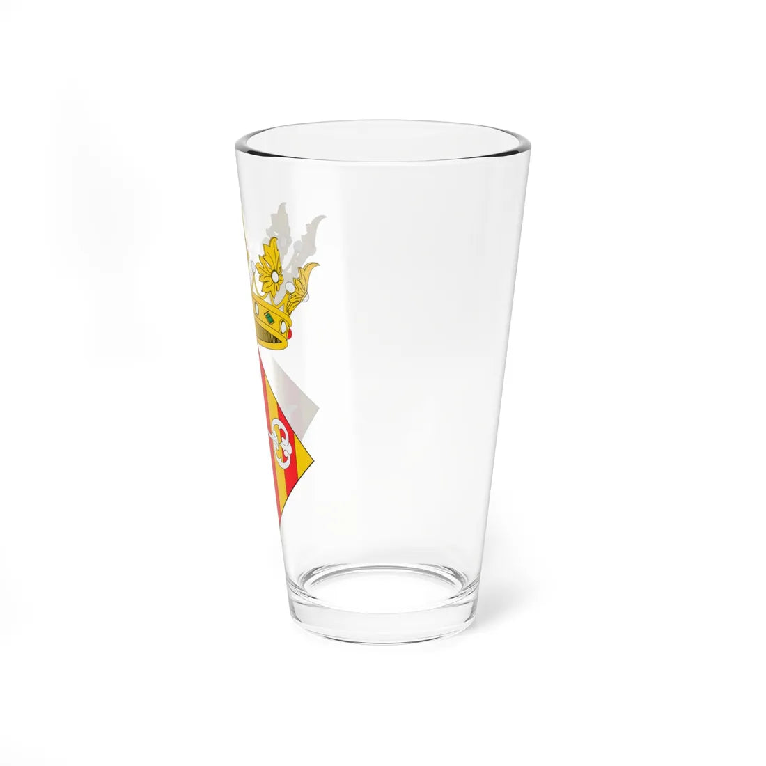 Escudo de Alzira (Spain) (Coat of Arms) Pint Glass 16oz - Go Mug Yourself