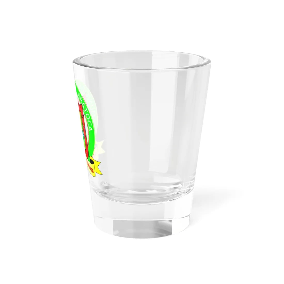 Escudo de Aratoca (Colombia) (Coat of Arms) Shot Glass 1.5oz - Go Mug Yourself