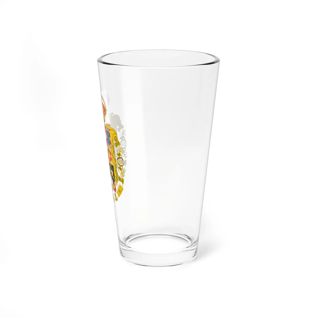 Escudo de armas de Carlos III de España Toisón y Gran Cruz (Spain) (Coat of Arms) Pint Glass 16oz - Go Mug Yourself