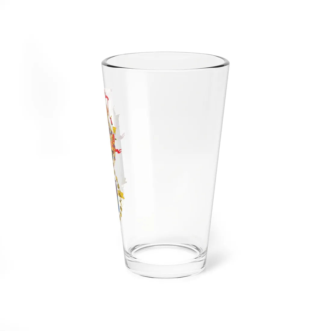 Escudo de Armas de la Ciudad de Santiago de Querétaro (Costa Rica) (Coat of Arms) Pint Glass 16oz - Go Mug Yourself