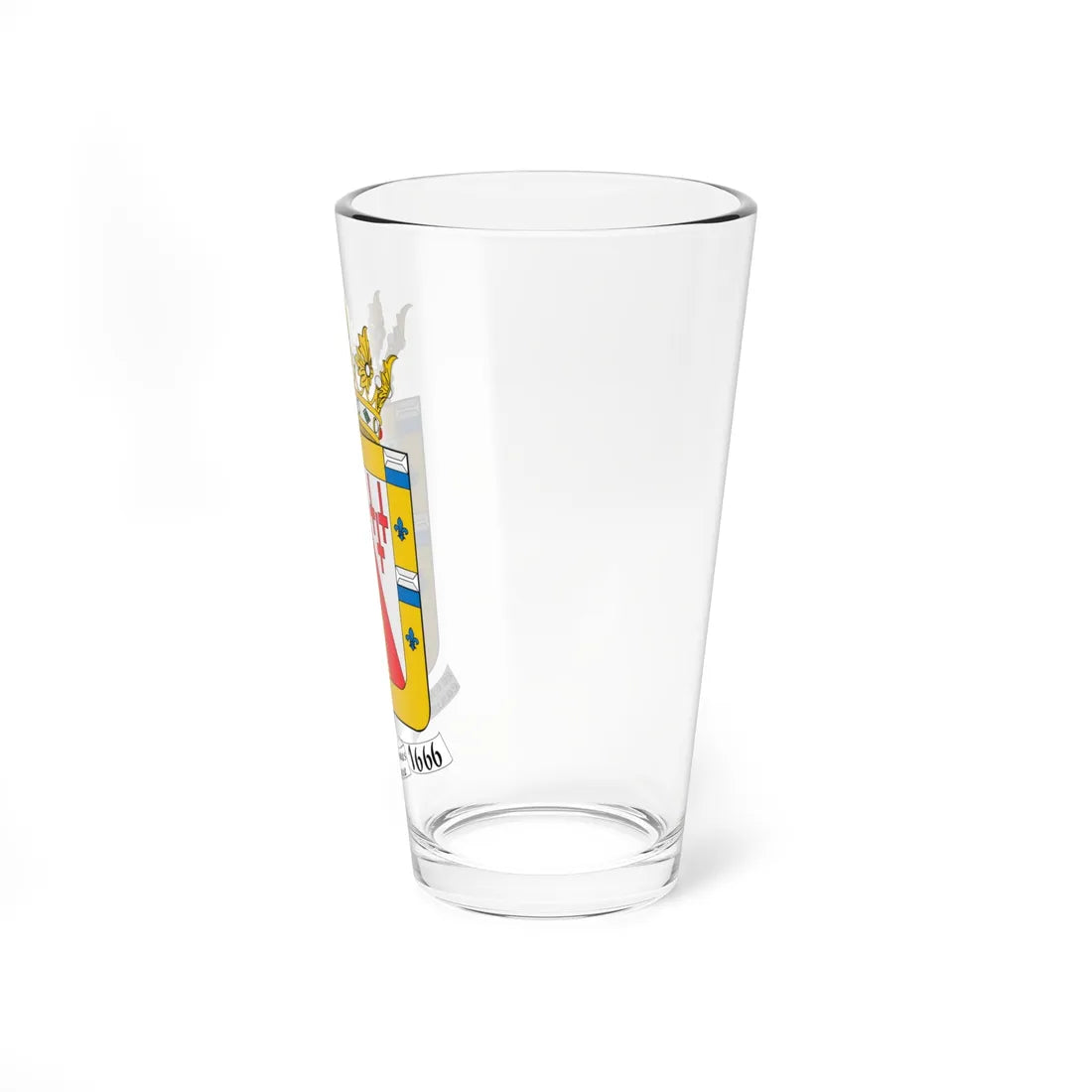 ESCUDO DE ARMAS DE SAN PEDRO SULA (Honduras) (Coat of Arms) Pint Glass 16oz - Go Mug Yourself