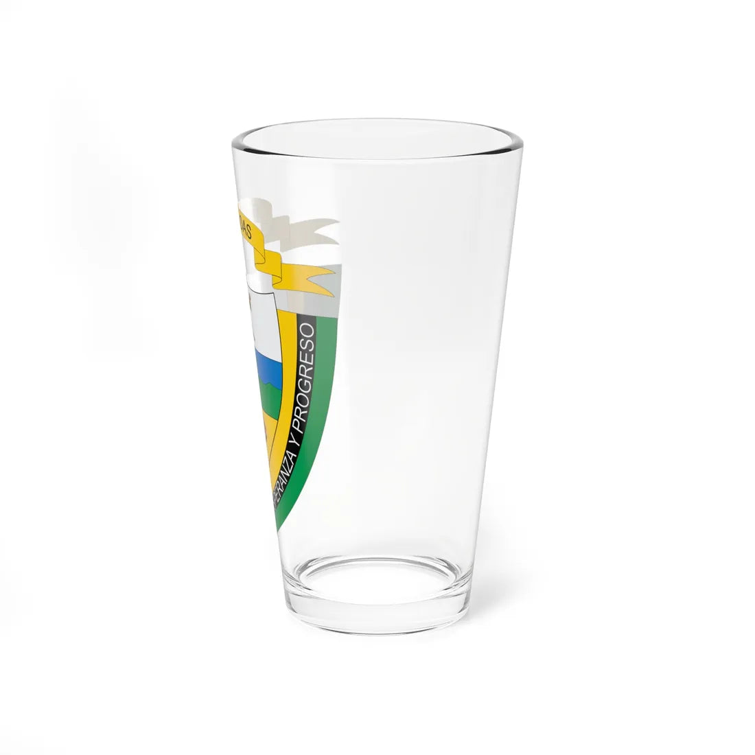 Escudo de Barbacoas Nariño (Colombia) (Coat of Arms) Pint Glass 16oz - Go Mug Yourself