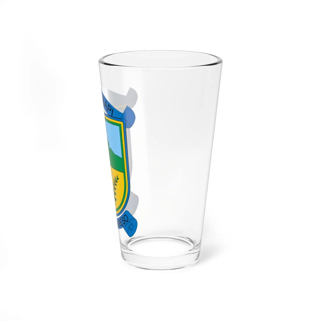 Escudo de Caparrapí (Colombia) (Coat of Arms) Pint Glass 16oz - Go Mug Yourself