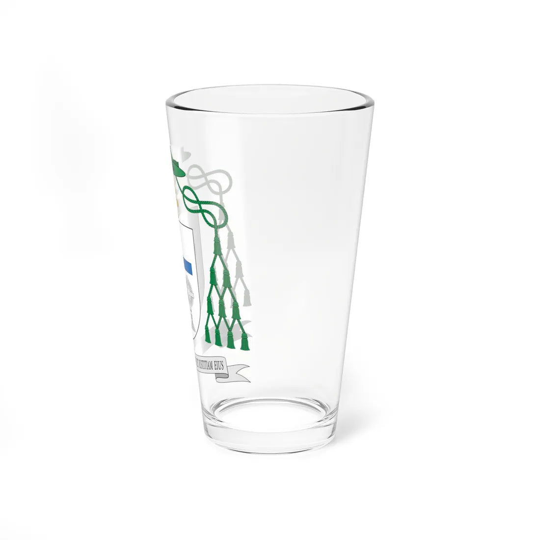 Escudo de Carlos Escribano Subías arzobispo (Spain) (Coat of Arms) Pint Glass 16oz - Go Mug Yourself